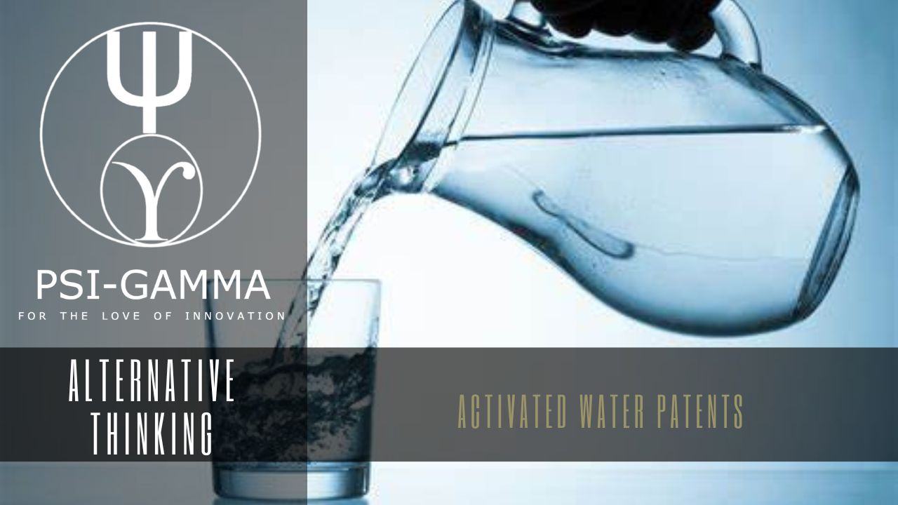 Activated Water Patents